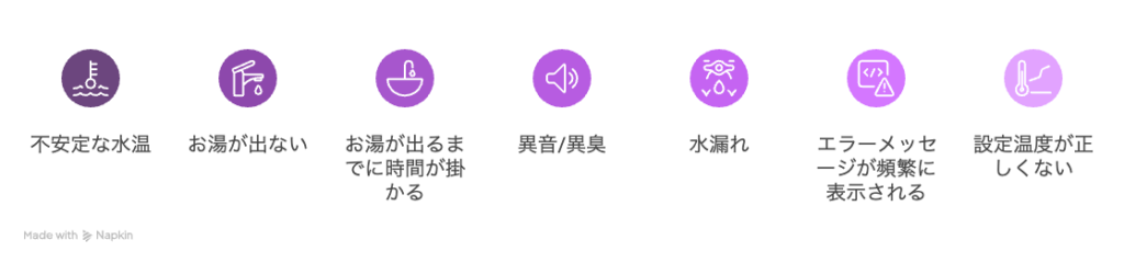 ガス給湯器の交換時期と見逃せないサイン