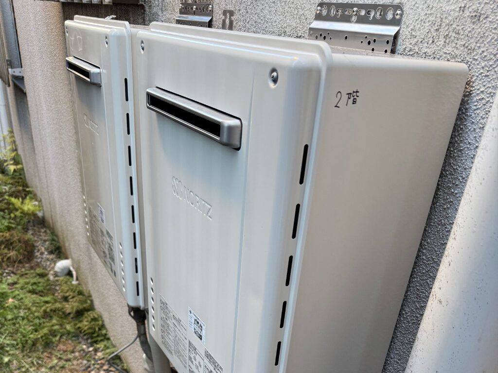 壁掛けガス給湯器交換工事前