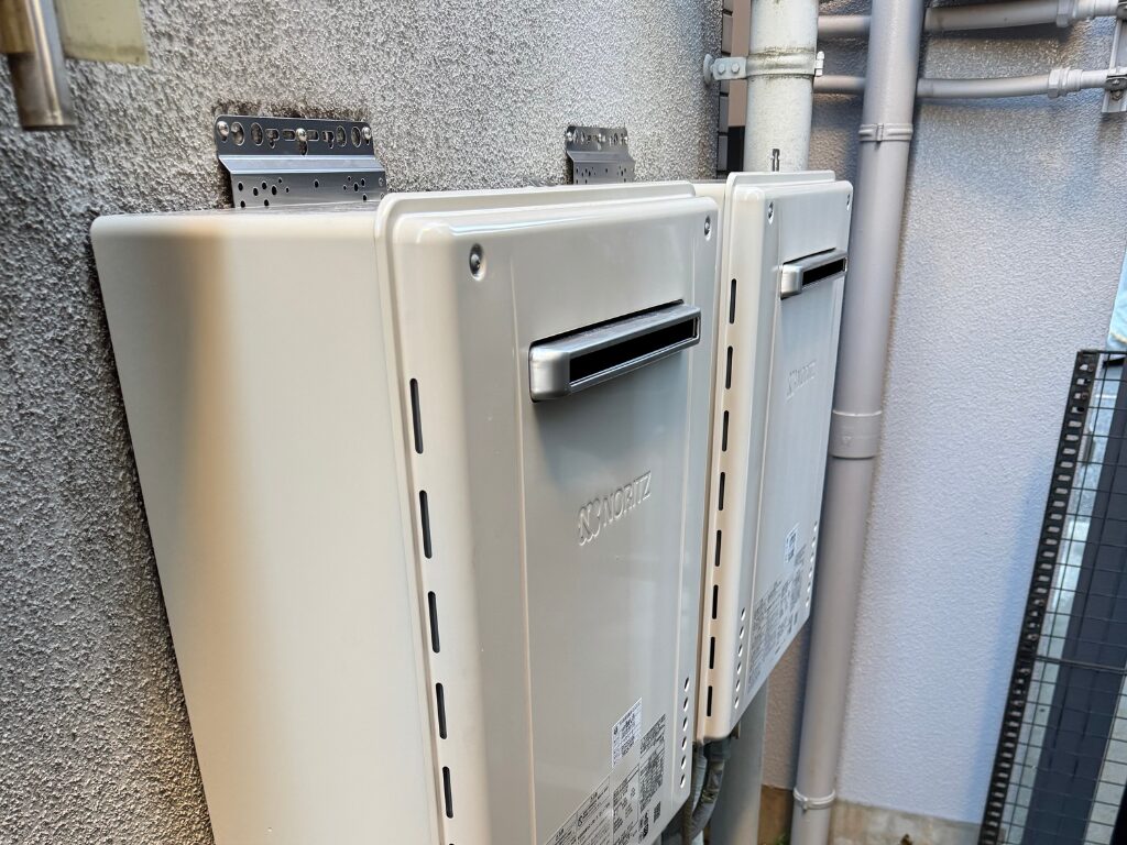 壁掛けガス給湯器交換後