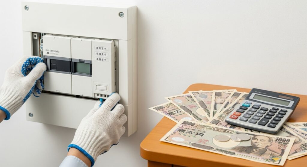 交換の工事費用はいくらですか?その内訳は?
