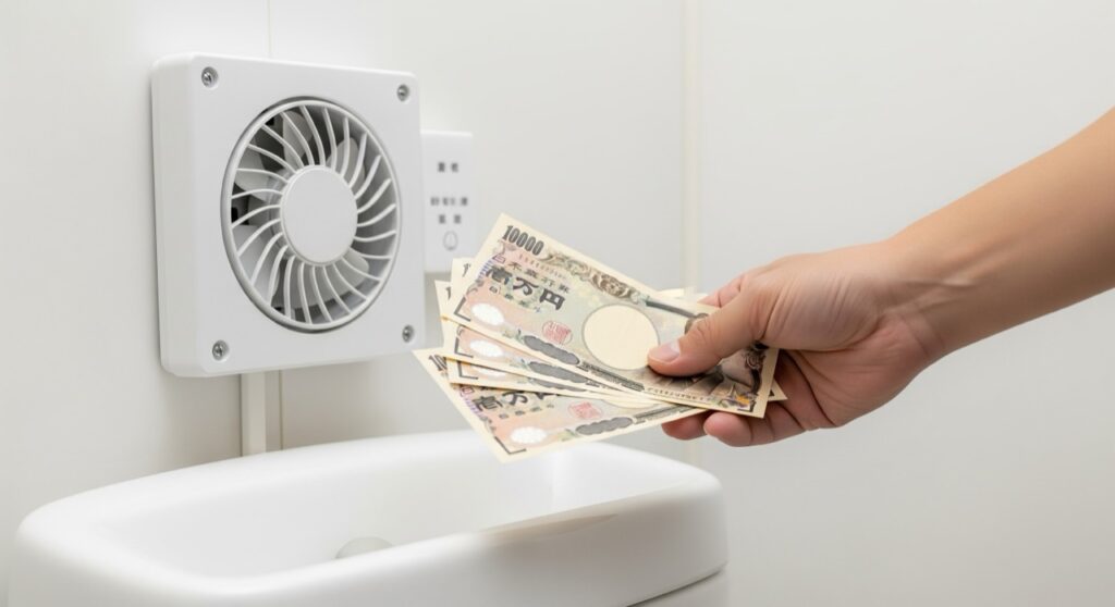トイレ換気扇の交換にかかる相場