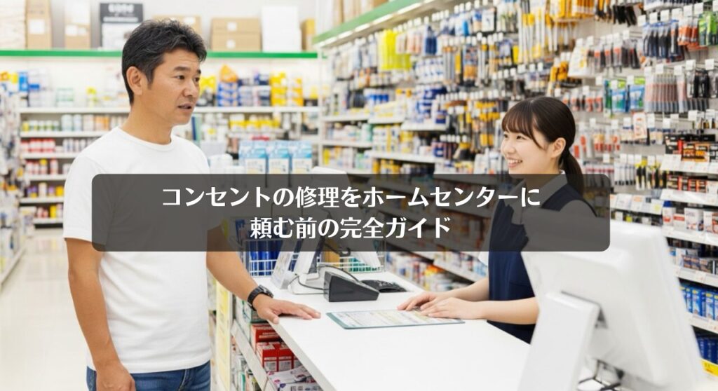 コンセントの修理をホームセンターに頼む前の完全ガイド