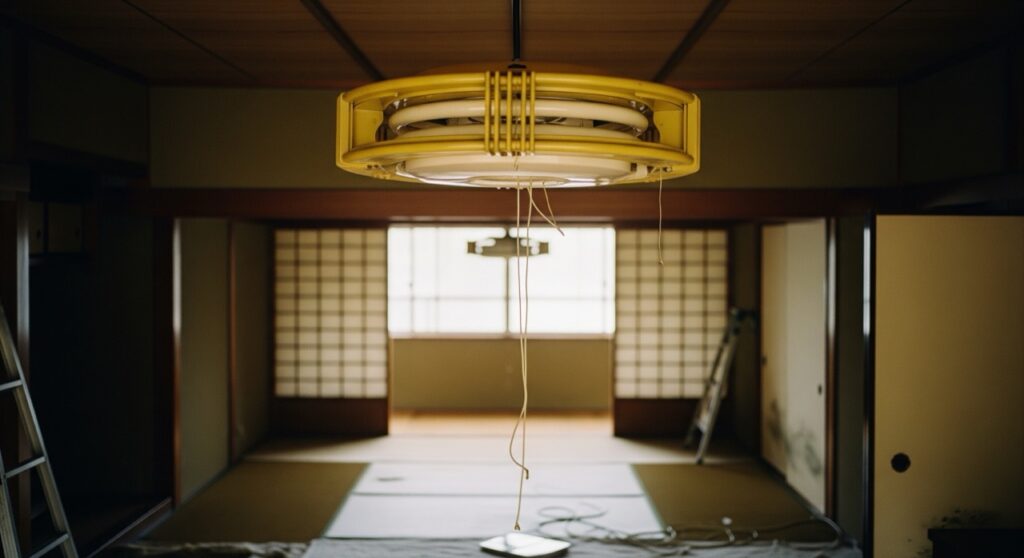 古い照明器具の取り外しと処分にかかる費用