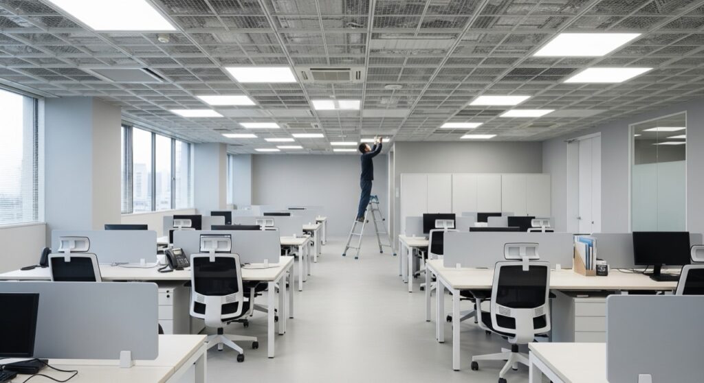 マンションやオフィスの照明交換の注意点