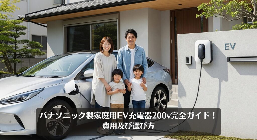 パナソニック製家庭用EV充電器200v完全ガイド!費用及び選び方