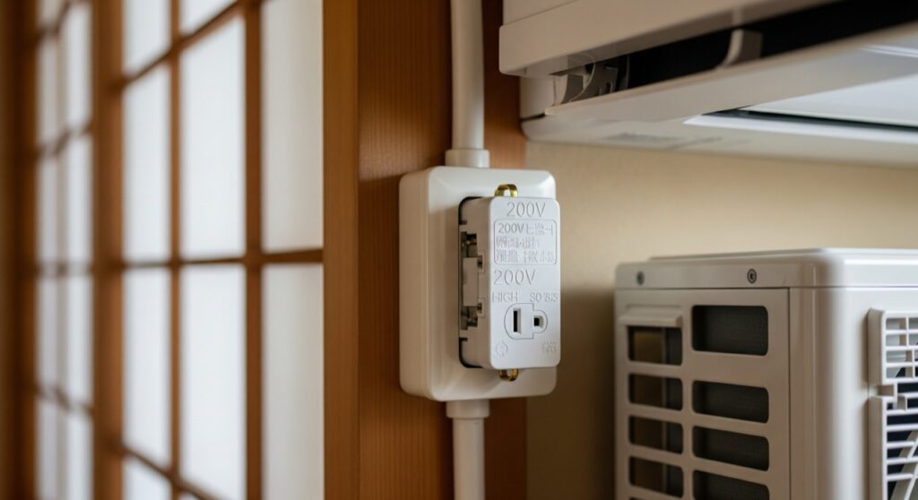 エアコン等のための200V化