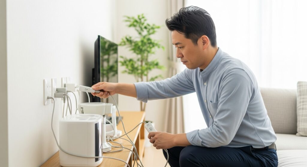 ブレーカーが戻らない時の原因切り分け
