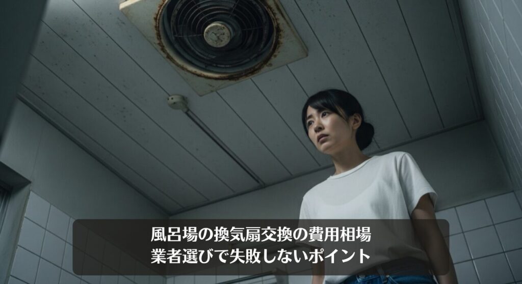 風呂場の換気扇交換の費用相場|業者選びで失敗しないポイント