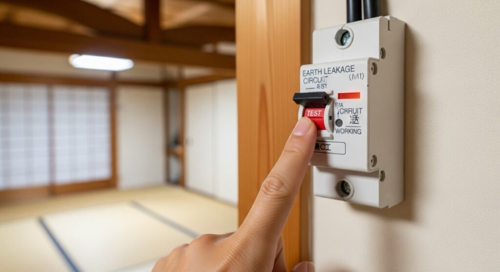 漏電遮断器の役割と確認手順
