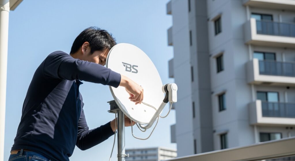 BS放送を追加で見るための接続