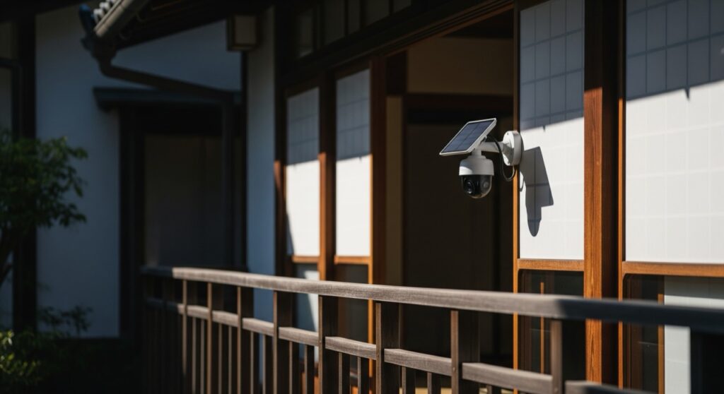 ソーラー式なら電気代も配線も不要