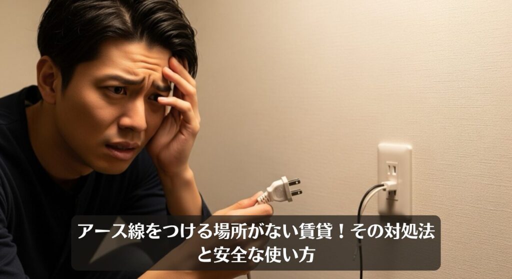 アース線をつける場所がない賃貸!その対処法と安全な使い方