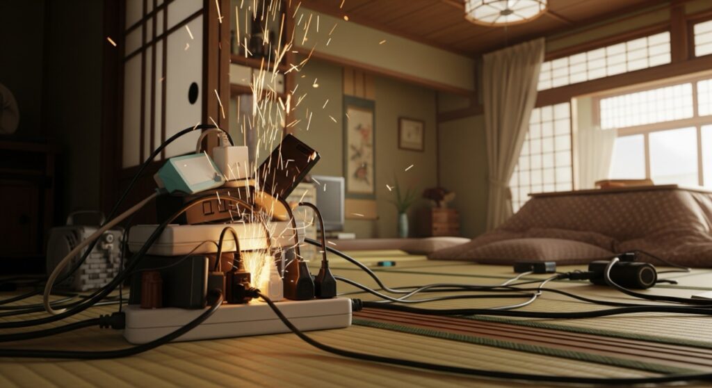 許容電流を超えた電力使用
