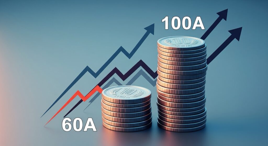 60Aと100Aの基本料金や電気代