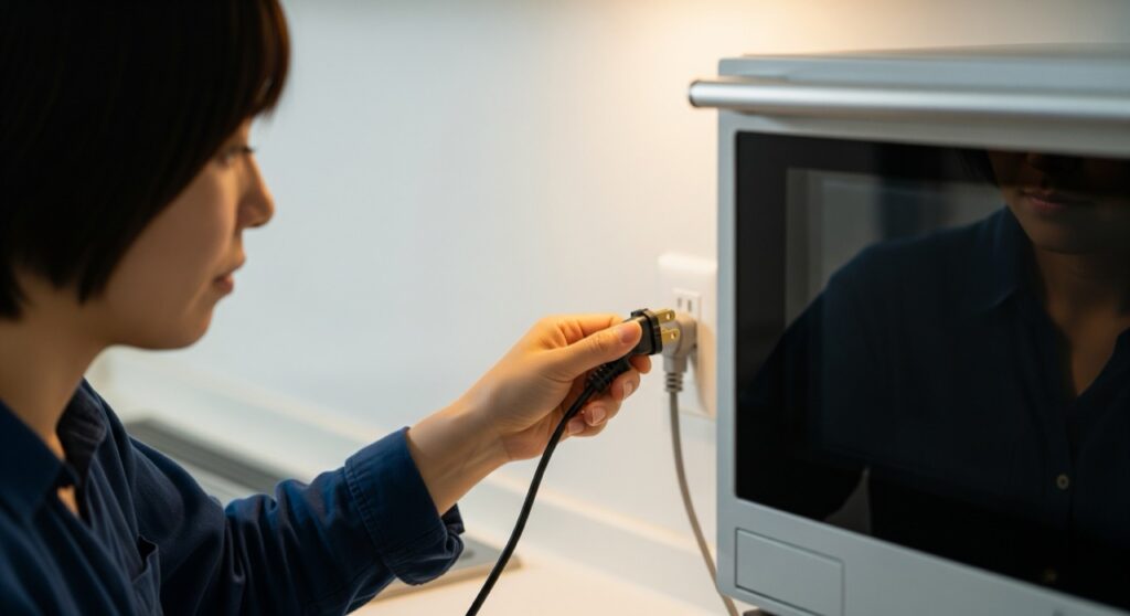 電子レンジのコンセント接続での注意点