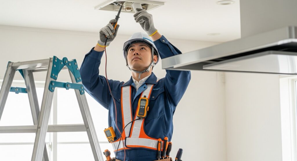 交換時の注意点と電気工事士の資格