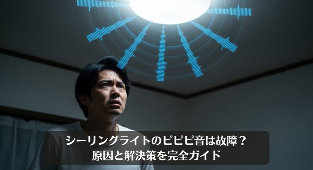 シーリングライトのピピピ音は故障?原因と解決策を完全ガイド