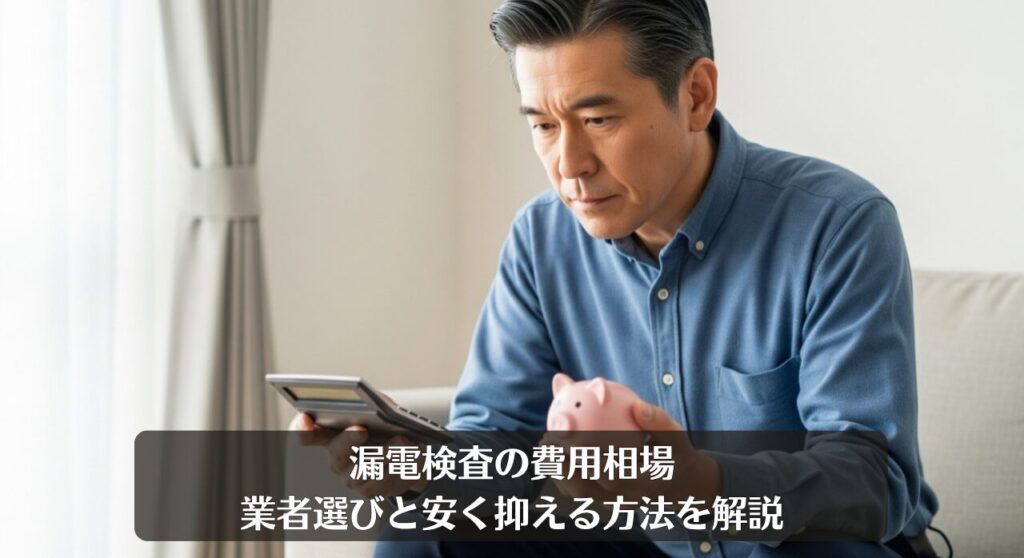 漏電検査の費用相場|業者選びと安く抑える方法を解説