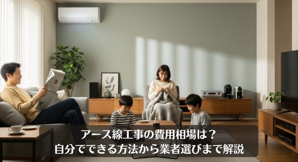 アース線工事の費用相場は?自分でできる方法から業者選びまで解説