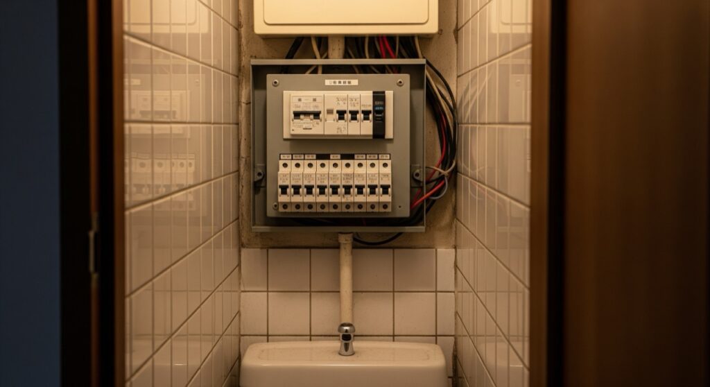 緊急時に困るトイレの中はNG