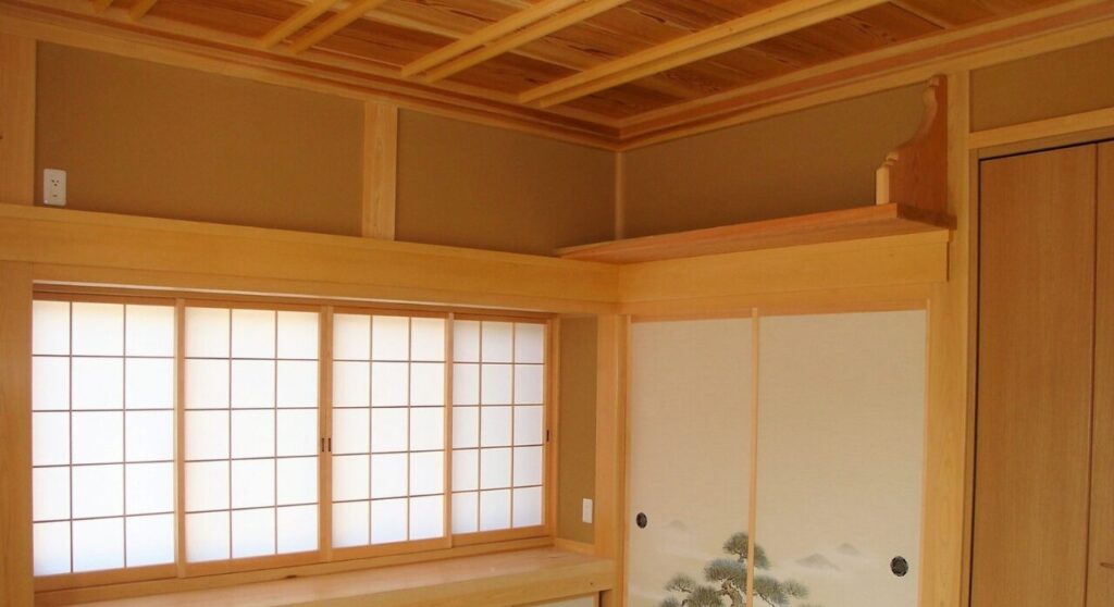 特殊な竿縁天井への取り付け方