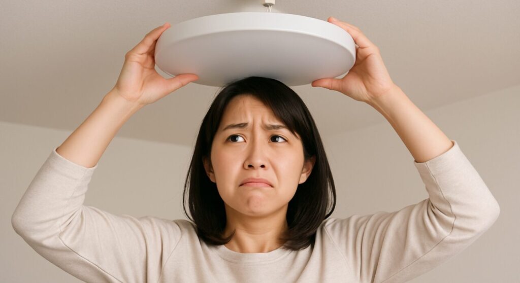 照明器具がうまくはまらない時の注意点