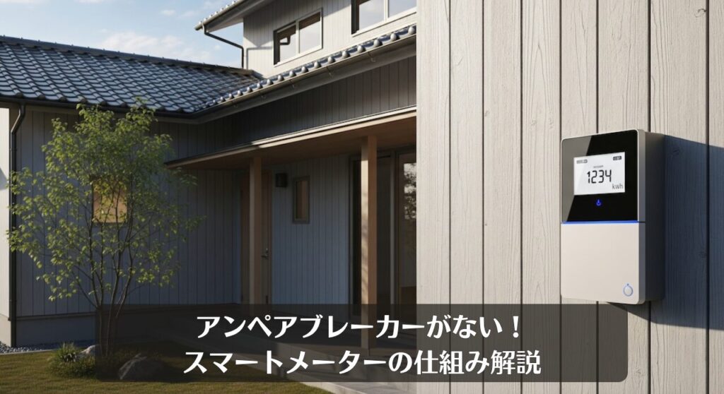 アンペアブレーカーがない!スマートメーターの仕組み解説
