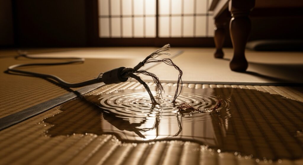 故障や漏電の可能性も考えましょう