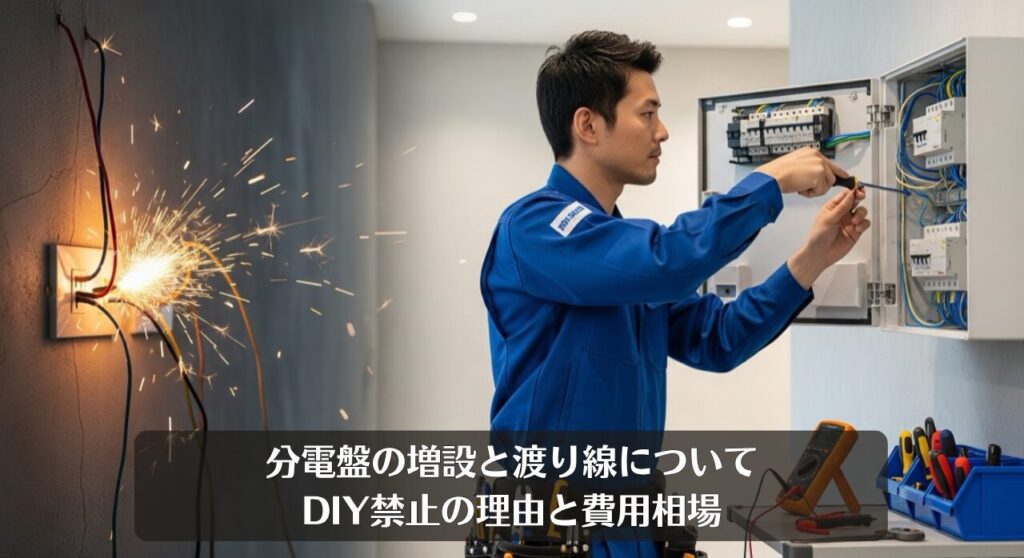分電盤の増設と渡り線について｜DIY禁止の理由と費用相場