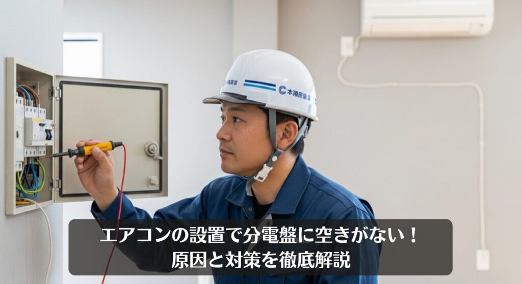エアコンの設置で分電盤に空きがない!原因と対策を徹底解説