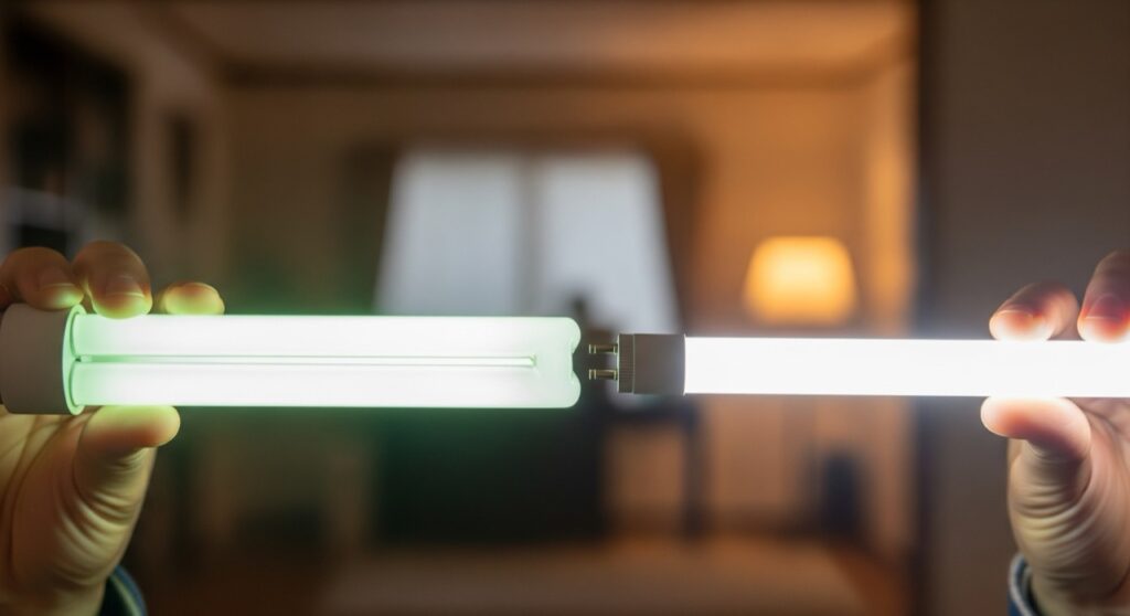 蛍光灯からLEDにそのまま使える？