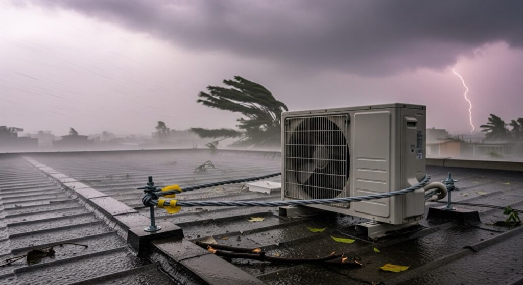 台風時の落下リスクと安全性の確