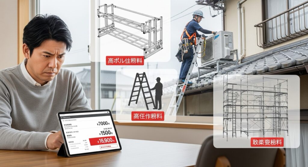 屋根置き設置にかかる費用の内訳