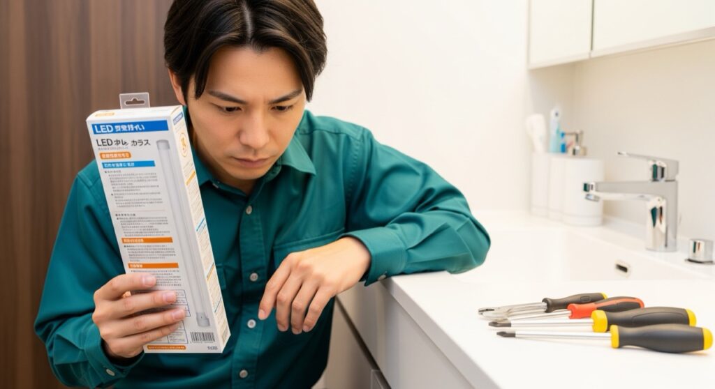 自分で蛍光灯をLEDに交換する注意点