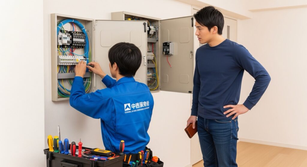 アンペア変更の工事と費用の負担について