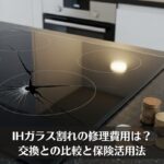 IHガラス割れの修理費用は？交換との比較と保険活用法