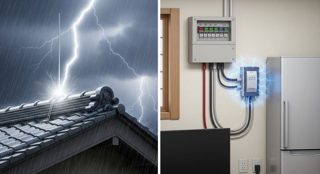 そもそも避雷器とアレスタの違いは？
