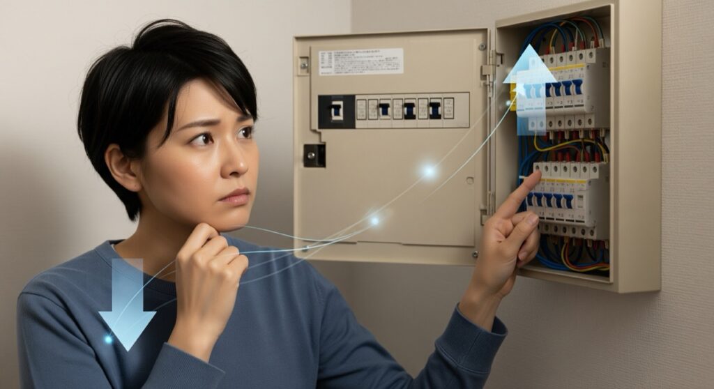 アンペアを上げる・下げる際の注意点