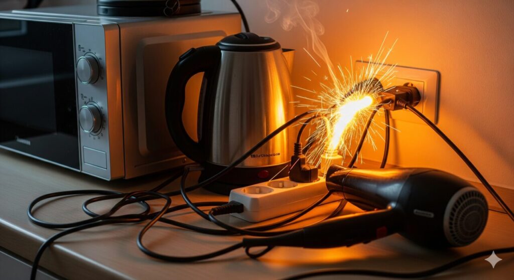 炊飯器以外のブレーカーが落ちやすい家電
