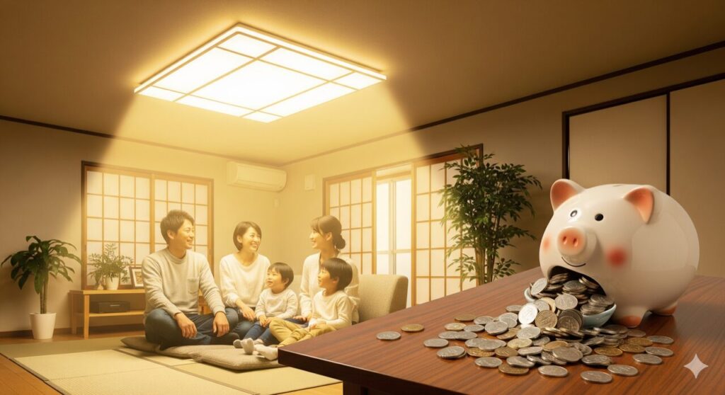 最新LED照明ならさらに節約できる?