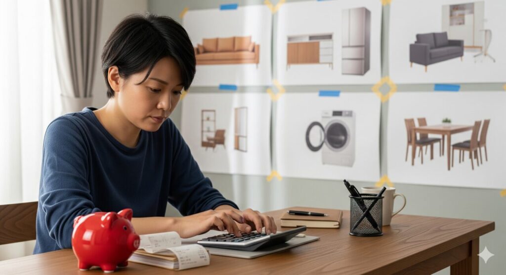 搬入と購入でかかる費用の内訳