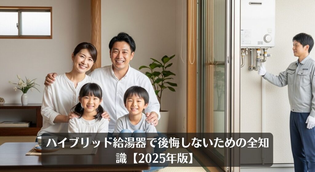 ハイブリッド給湯器で後悔しないための全知識【2025年版】