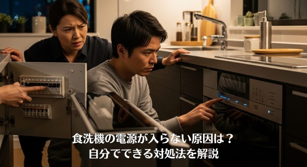 食洗機の電源が入らない原因は？自分でできる対処法を解説