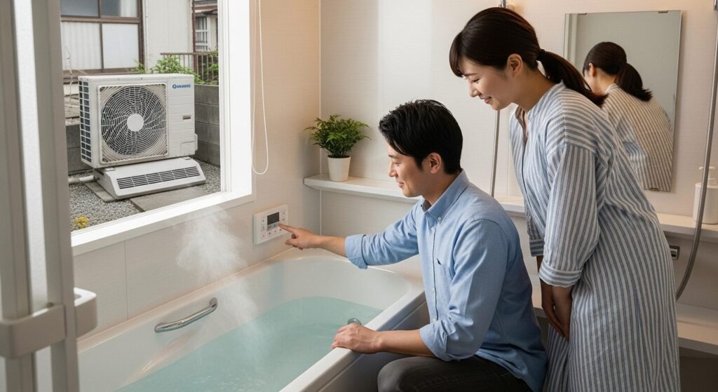 お湯の減りが早いのは追い焚きが原因かも