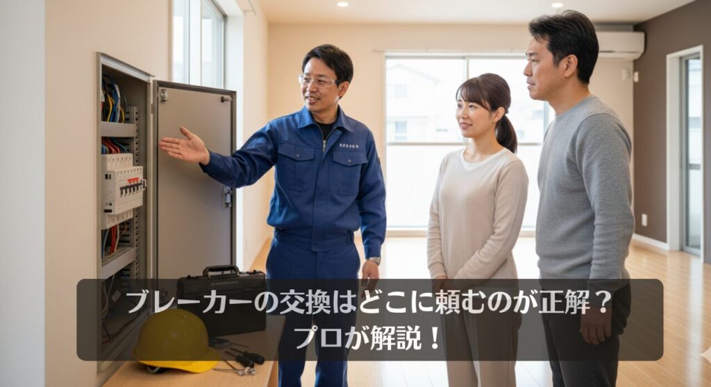 プロが解説!ブレーカーの交換はどこに頼むのが正解?