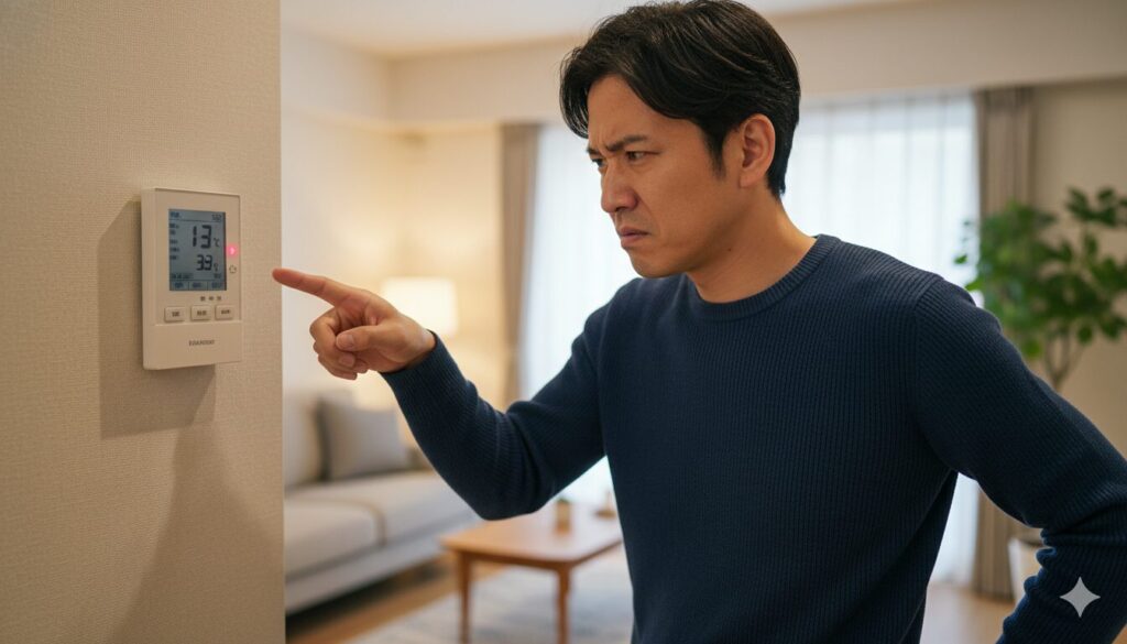 冬にぬるいお湯しか出ないなら設定温度を見直す