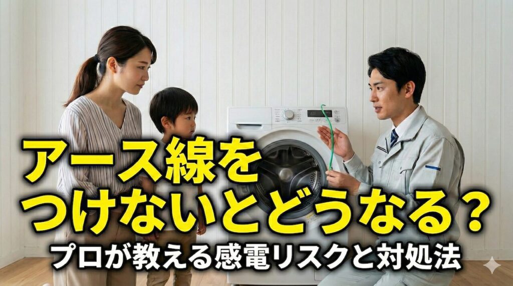アース線をつけないとどうなる？感電リスクや対処法を電気工事士が解説