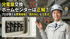 分電盤交換はホームセンターで安心？費用相場とプロの注意点