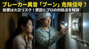 ブレーカーの異音ブーンは故障?危険なジー音との違いと対策を解説
