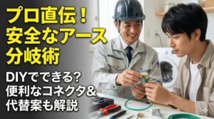アース線の分岐方法を解説！タコ足配線との違いと安全な接続術